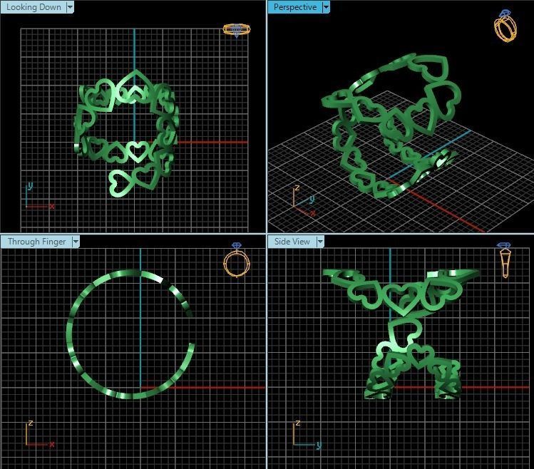 Ring R0459 3D print model_2