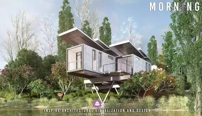 Inspire Architectural Visualization and design 3D model