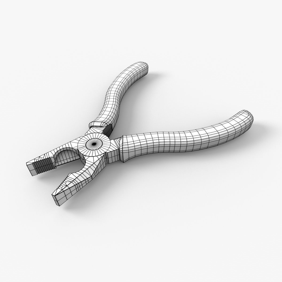 Combination Pliers 3D model_2