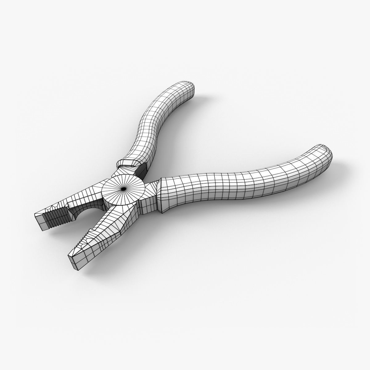 Combination Pliers 3D model_4