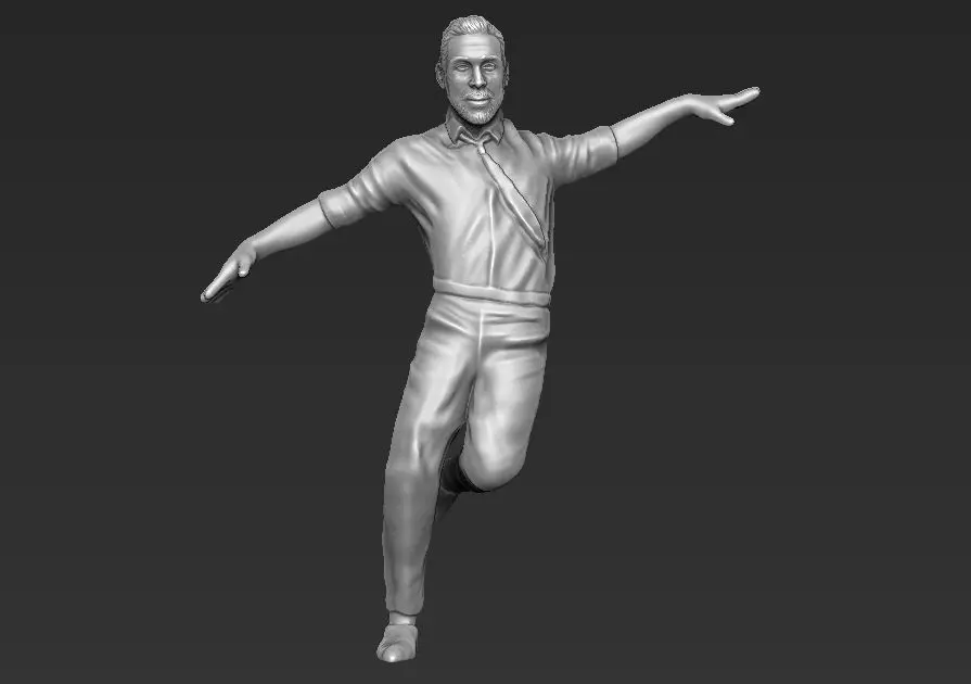 Ryan Gosling 3D printable stl obj formats 3D print model_0