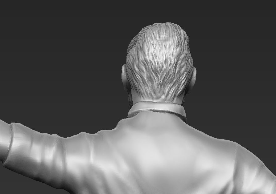 Ryan Gosling 3D printable stl obj formats 3D print model_11