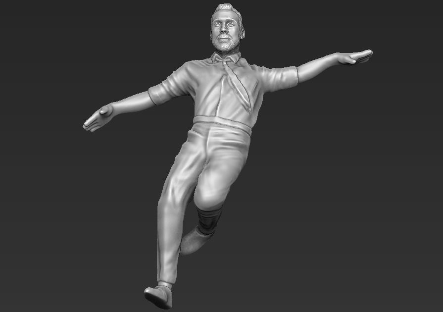 Ryan Gosling 3D printable stl obj formats 3D print model_8