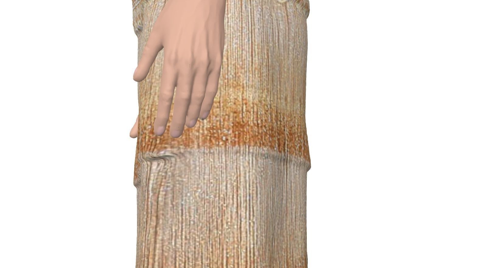 Emma Stone ready for full color 3D printing 3D print model_8