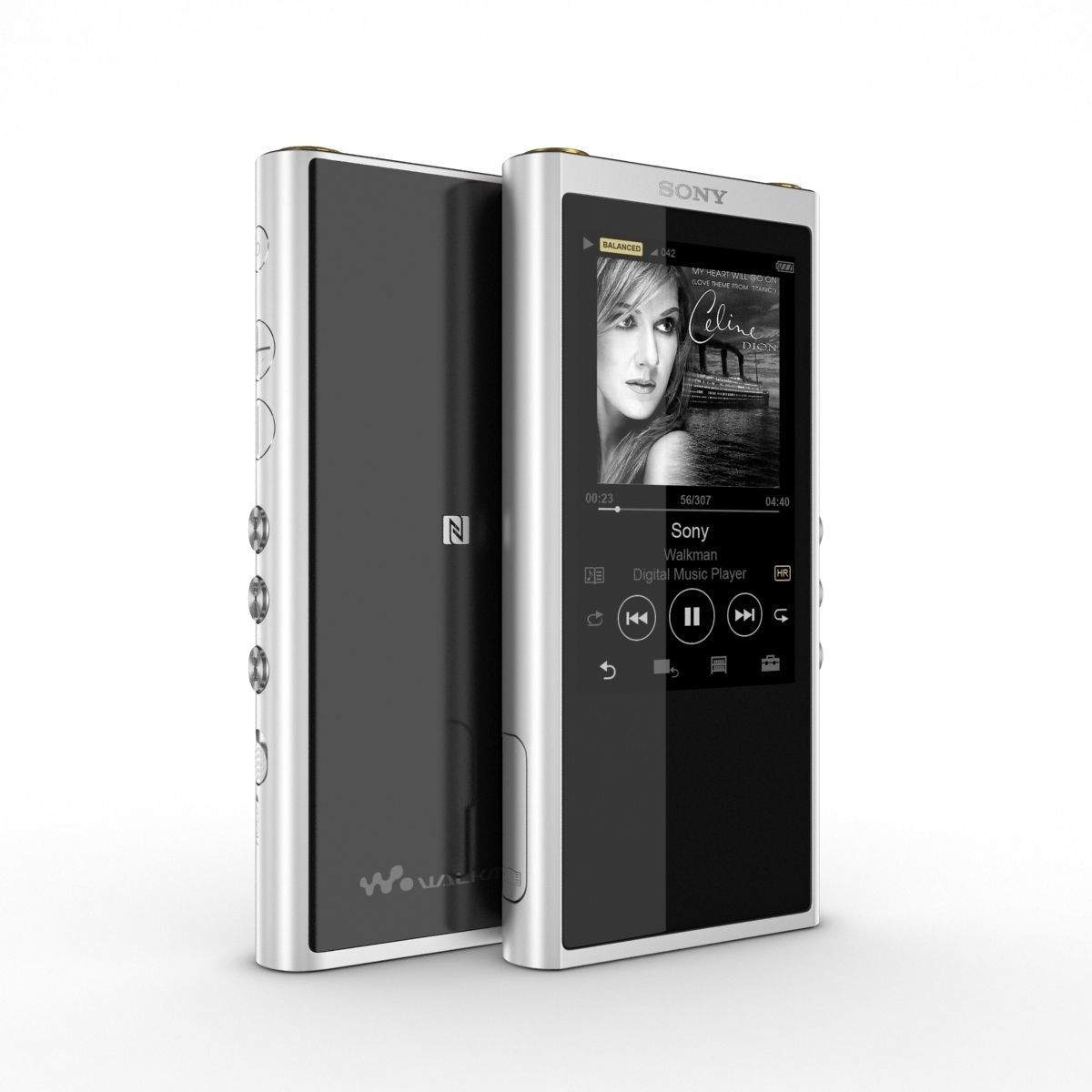 Sony Walkman NW-ZX300 MP3 Players  3D model_5