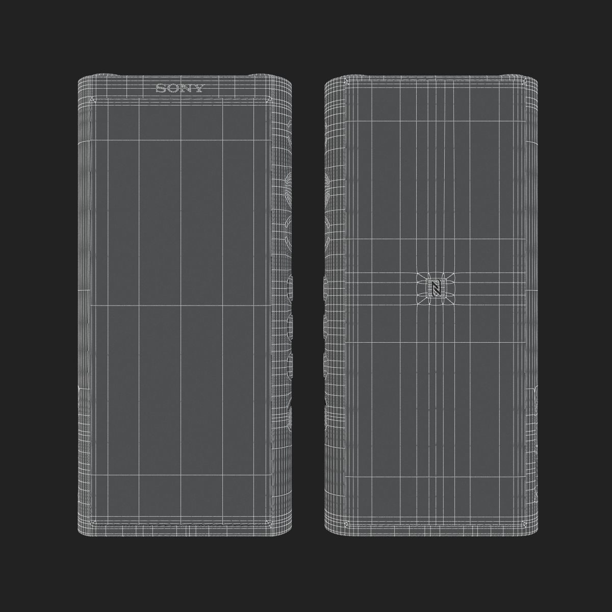 Sony Walkman NW-ZX300 MP3 Players  3D model_16