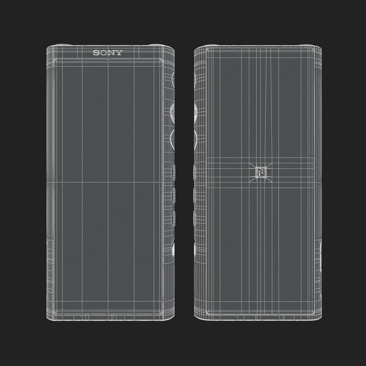 Sony Walkman NW-ZX300 MP3 Players  3D model_15