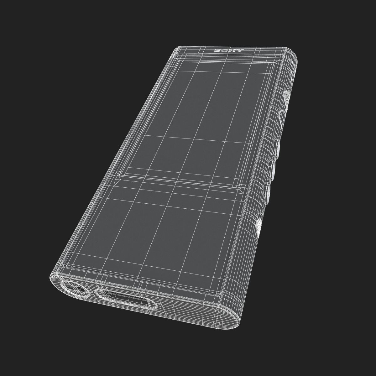 Sony Walkman NW-ZX300 MP3 Players  3D model_20