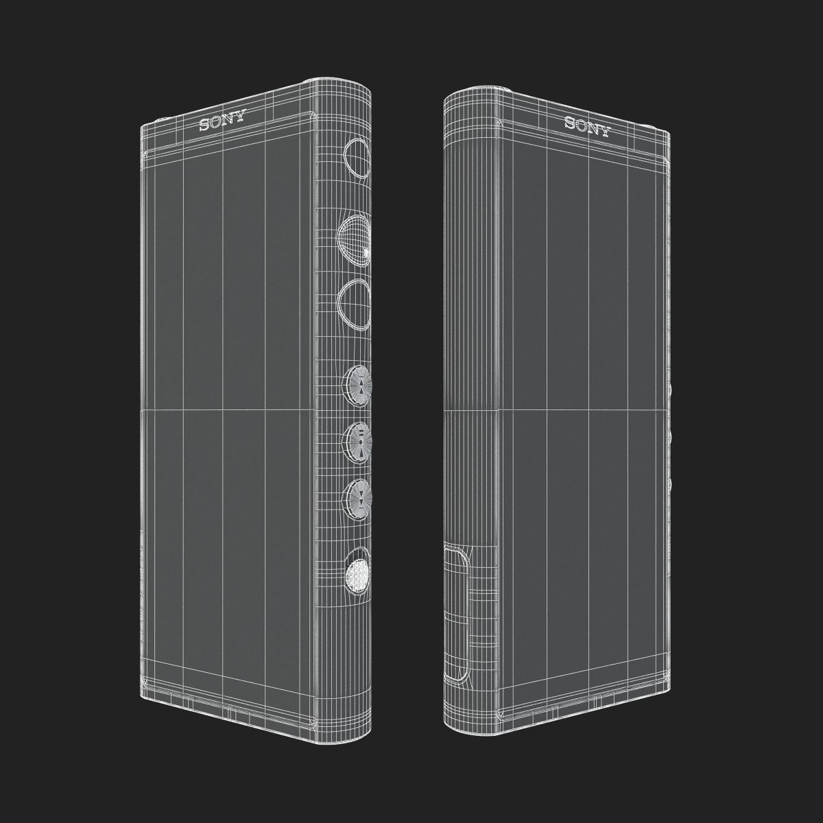 Sony Walkman NW-ZX300 MP3 Players  3D model_17