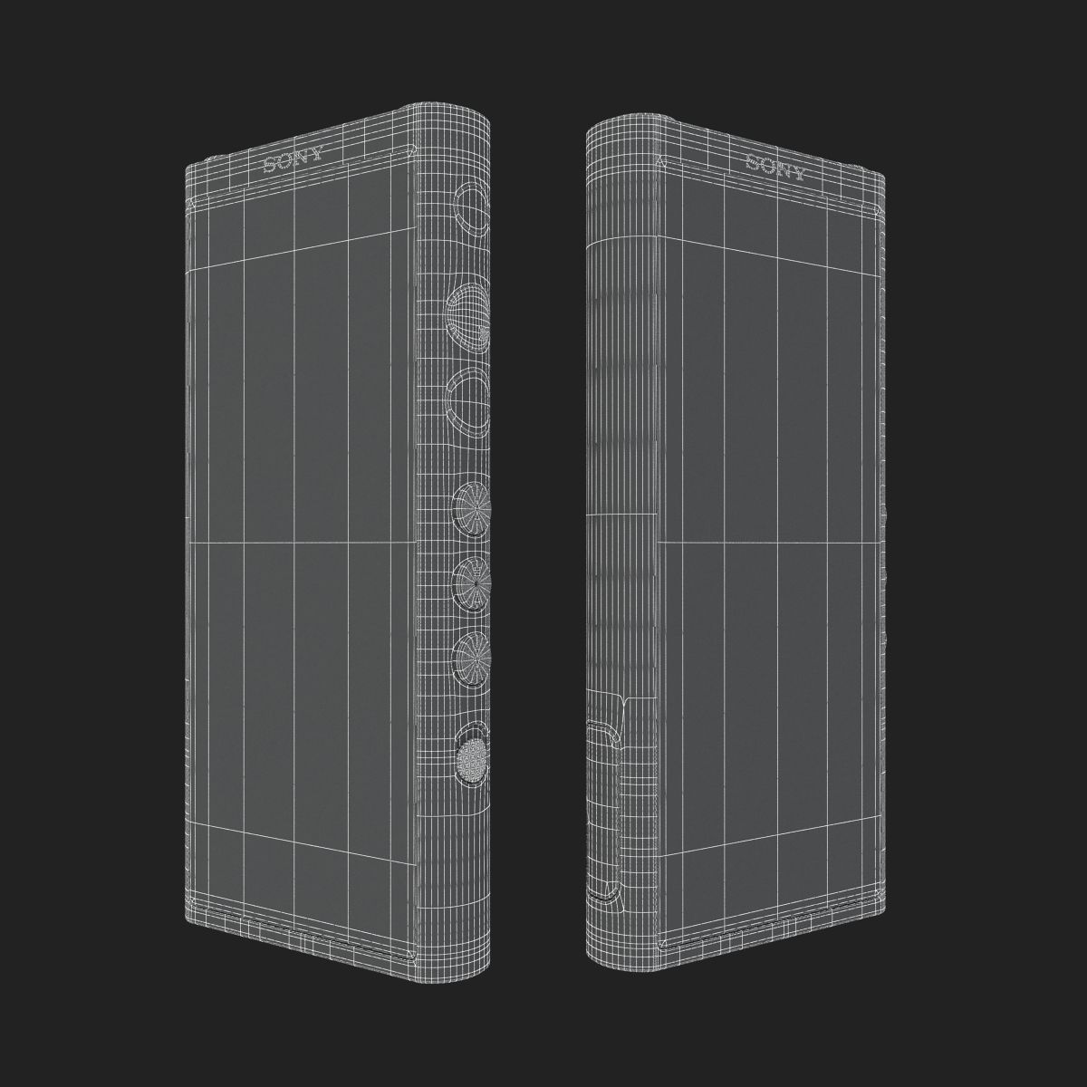 Sony Walkman NW-ZX300 MP3 Players  3D model_18