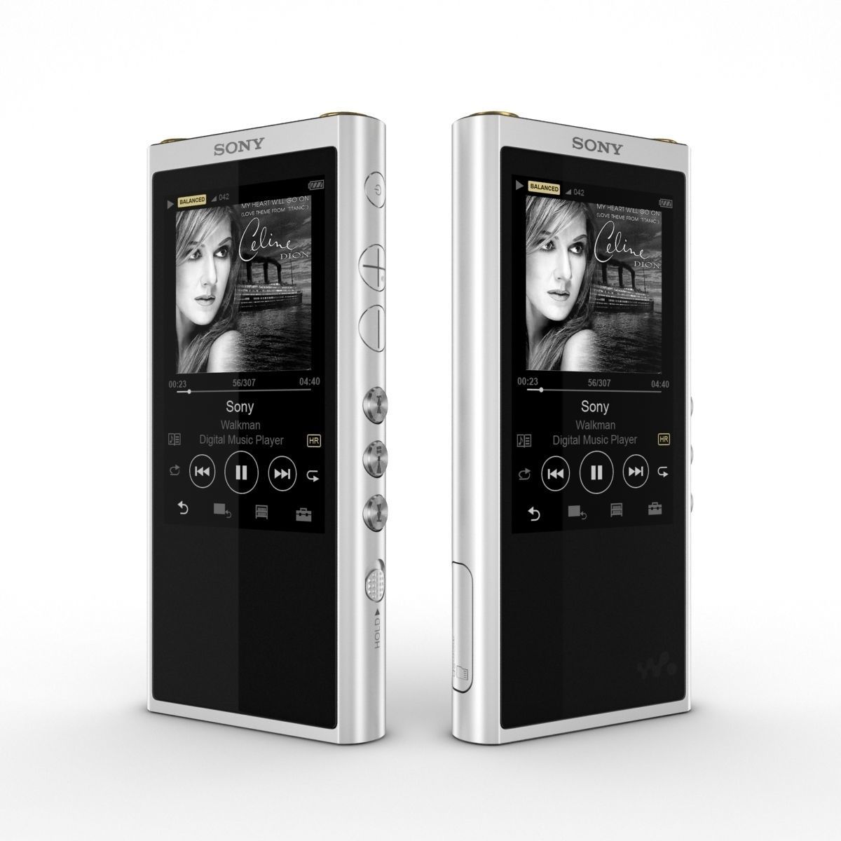 Sony Walkman NW-ZX300 MP3 Players  3D model_4