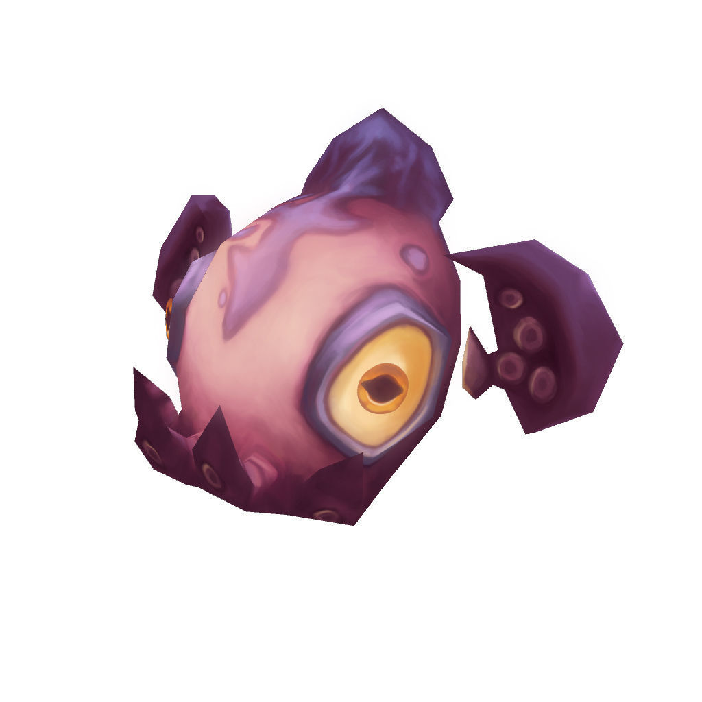 Micro Hero and Monster Set - Low Poly Hand Painted Low-poly 3D model_75