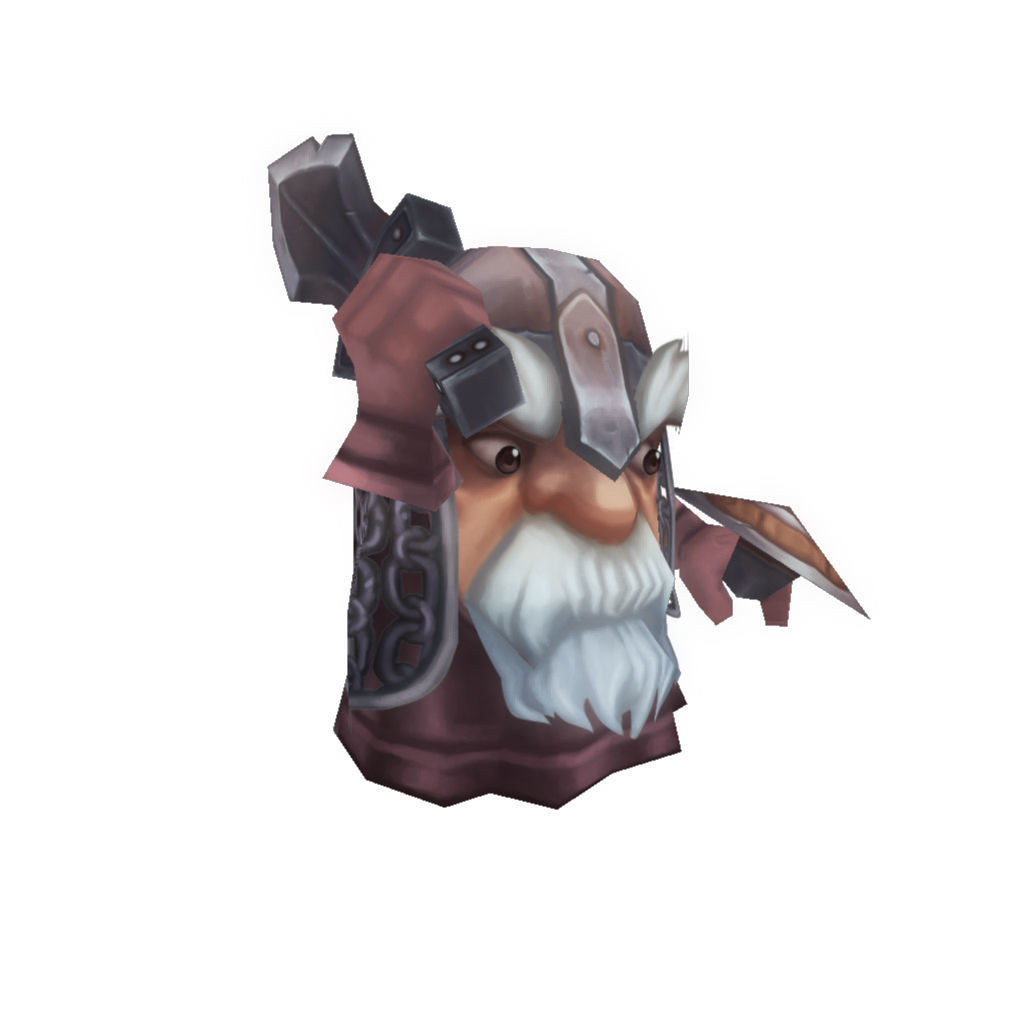 Micro Hero and Monster Set - Low Poly Hand Painted Low-poly 3D model_115