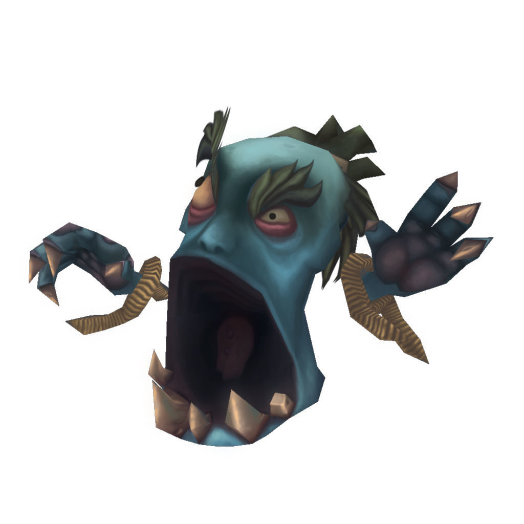 Micro Hero and Monster Set - Low Poly Hand Painted Low-poly 3D model_5