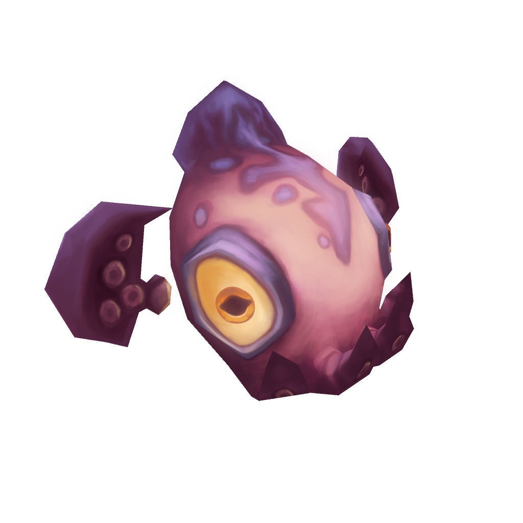 Micro Hero and Monster Set - Low Poly Hand Painted Low-poly 3D model_76