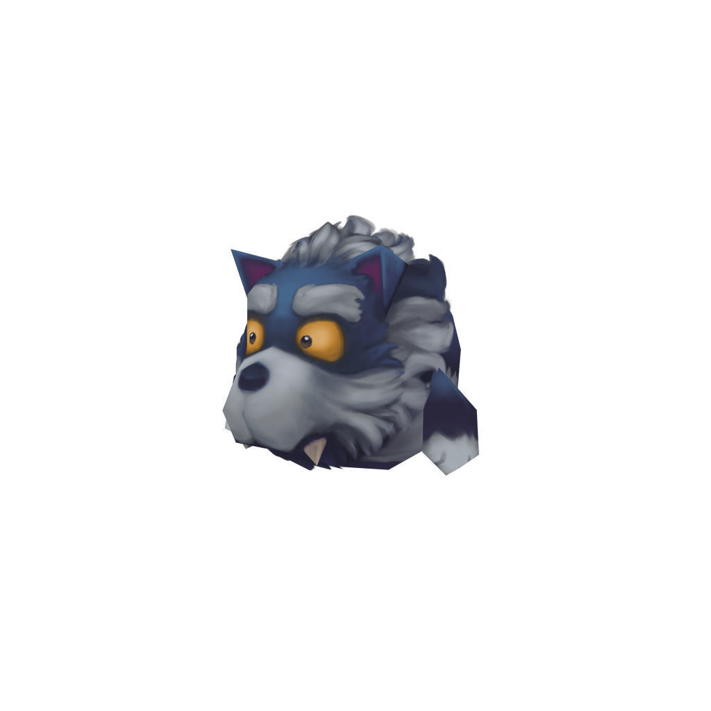 Micro Hero and Monster Set - Low Poly Hand Painted Low-poly 3D model_89