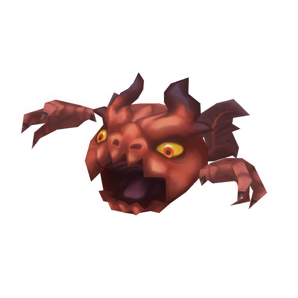 Micro Hero and Monster Set - Low Poly Hand Painted Low-poly 3D model_22