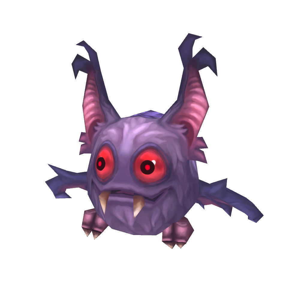 Micro Hero and Monster Set - Low Poly Hand Painted Low-poly 3D model_14