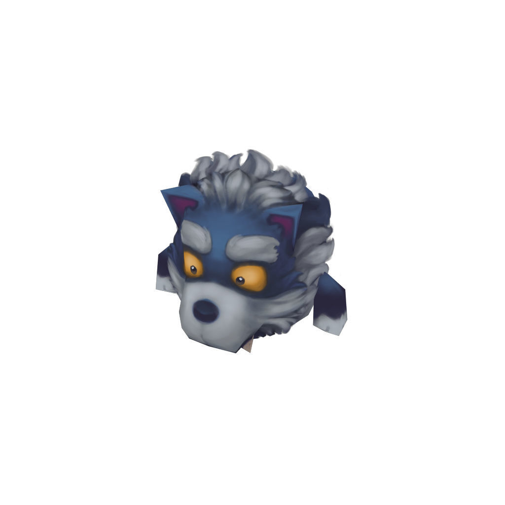 Micro Hero and Monster Set - Low Poly Hand Painted Low-poly 3D model_90