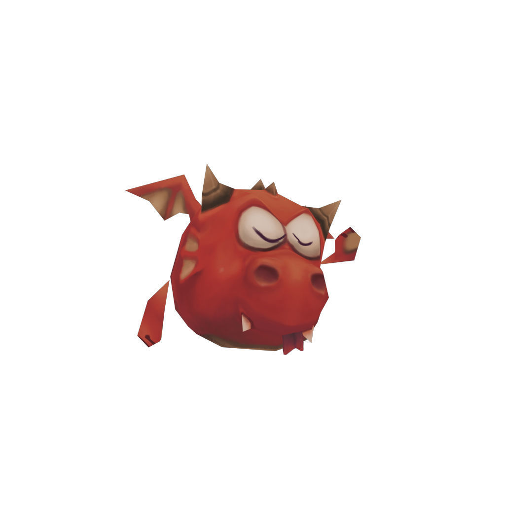 Micro Hero and Monster Set - Low Poly Hand Painted Low-poly 3D model_28