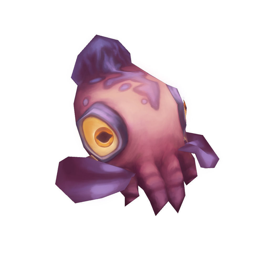 Micro Hero and Monster Set - Low Poly Hand Painted Low-poly 3D model_79