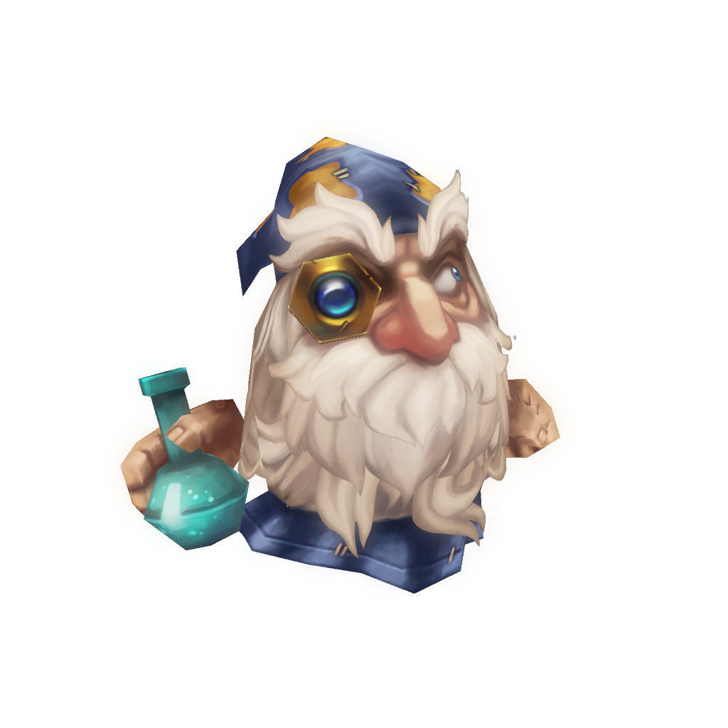 Micro Hero and Monster Set - Low Poly Hand Painted Low-poly 3D model_123