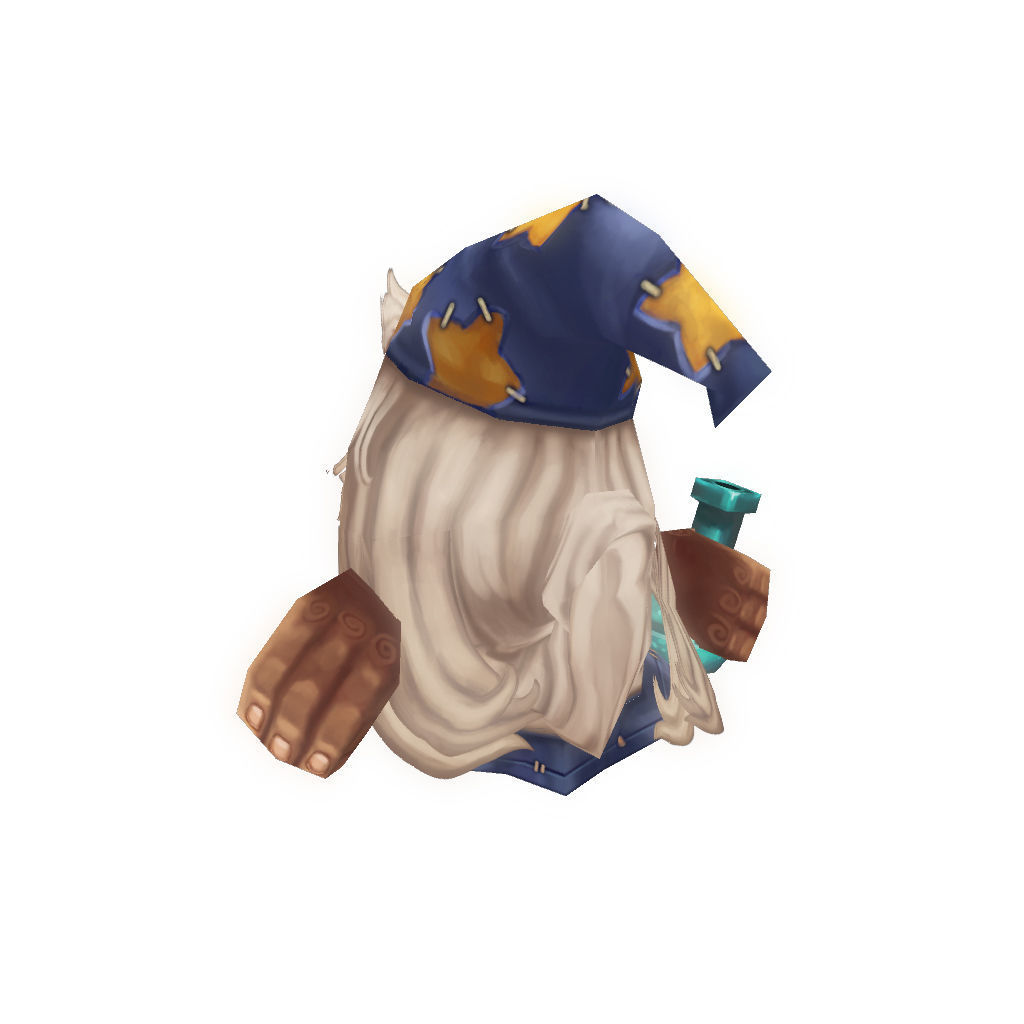 Micro Hero and Monster Set - Low Poly Hand Painted Low-poly 3D model_122