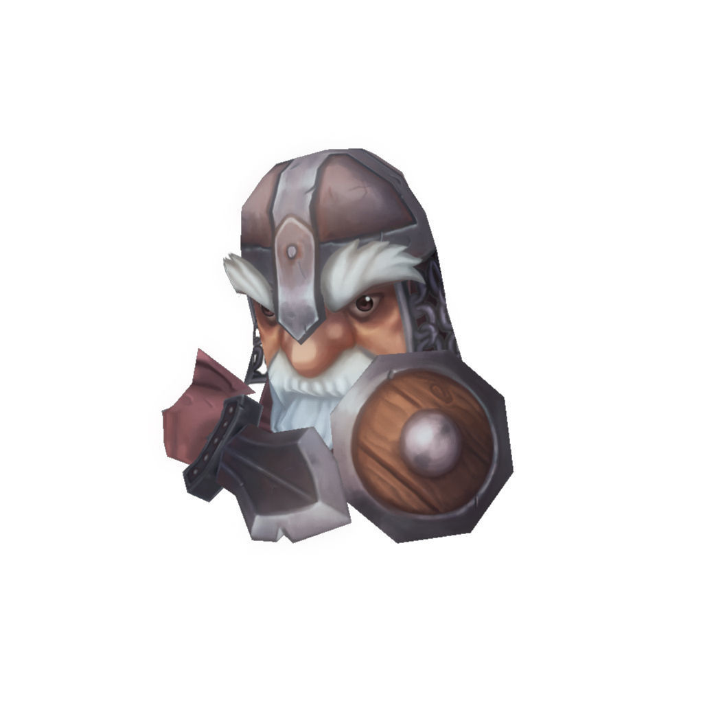 Micro Hero and Monster Set - Low Poly Hand Painted Low-poly 3D model_114