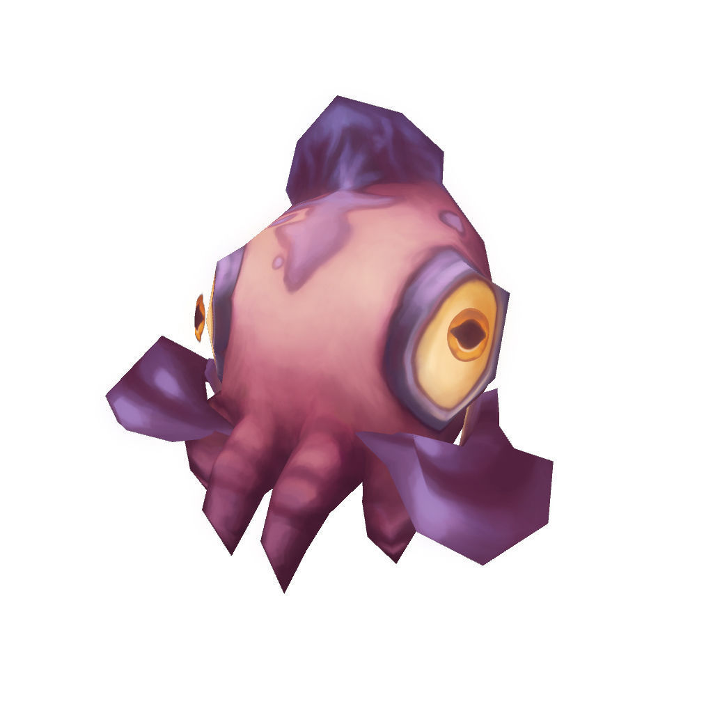 Micro Hero and Monster Set - Low Poly Hand Painted Low-poly 3D model_74