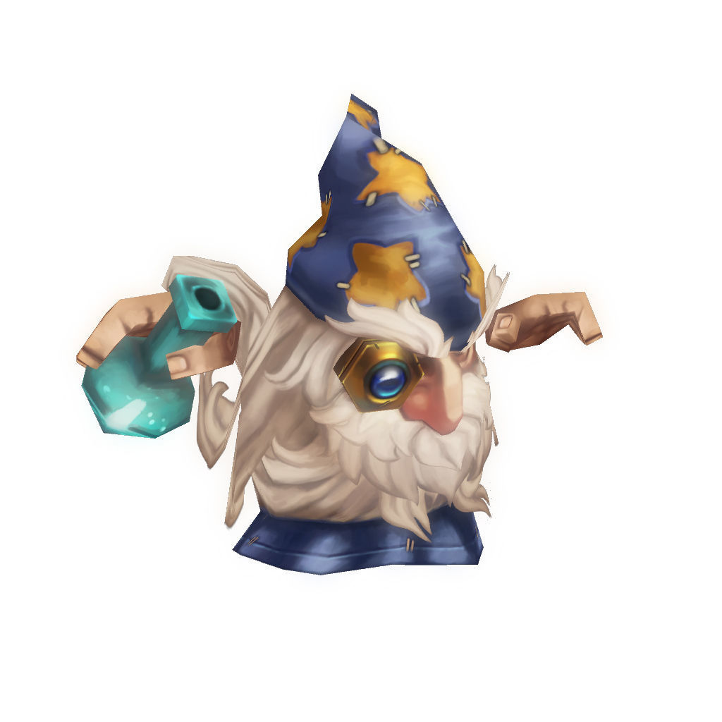 Micro Hero and Monster Set - Low Poly Hand Painted Low-poly 3D model_126