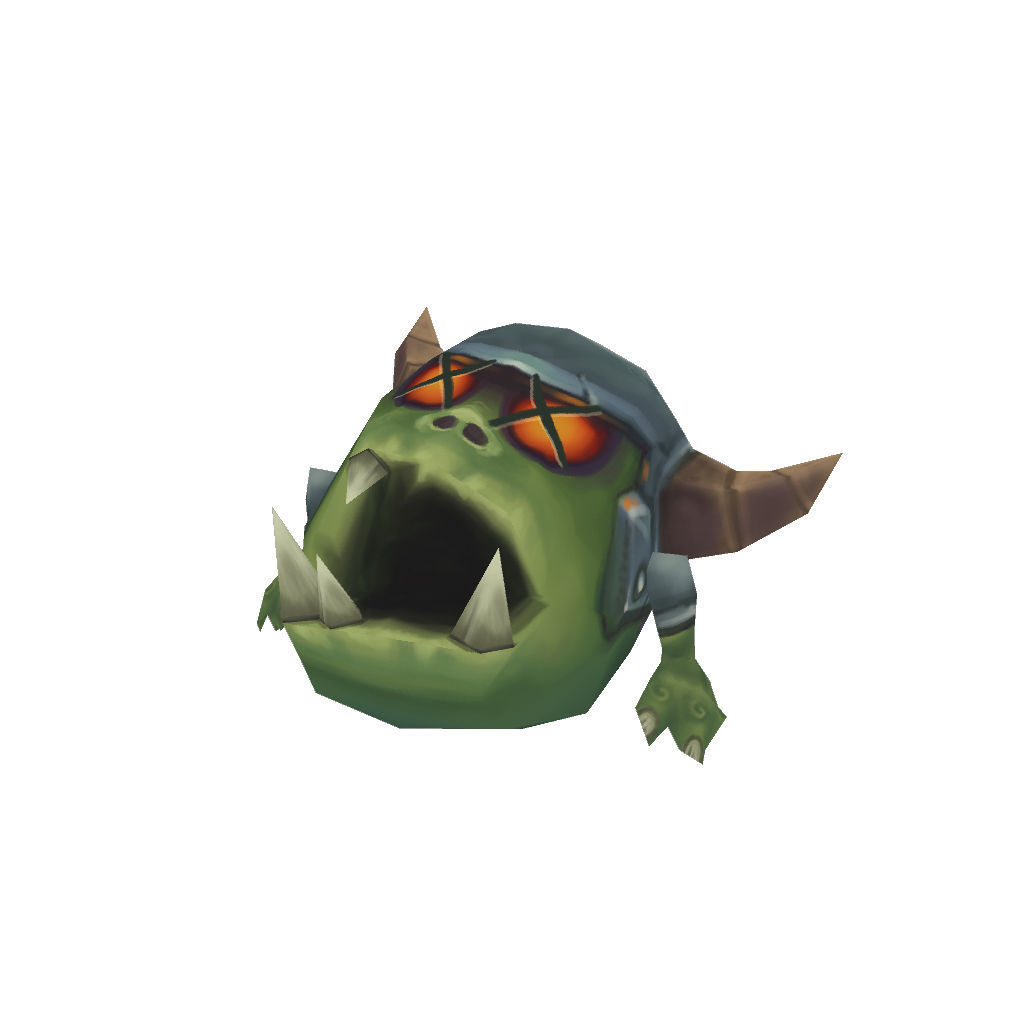 Micro Hero and Monster Set - Low Poly Hand Painted Low-poly 3D model_57