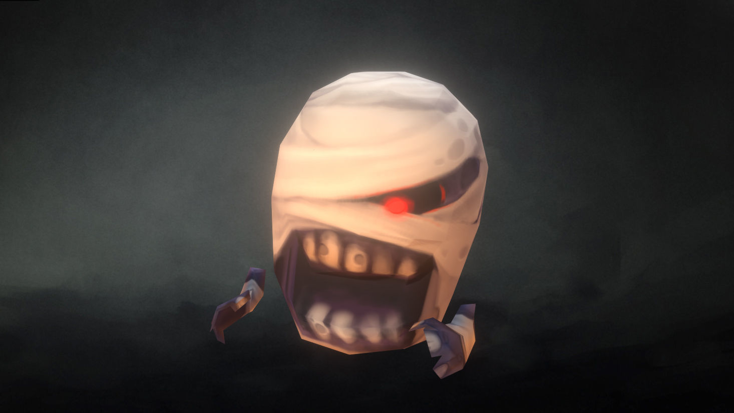 Micro Hero and Monster Set - Low Poly Hand Painted Low-poly 3D model_46