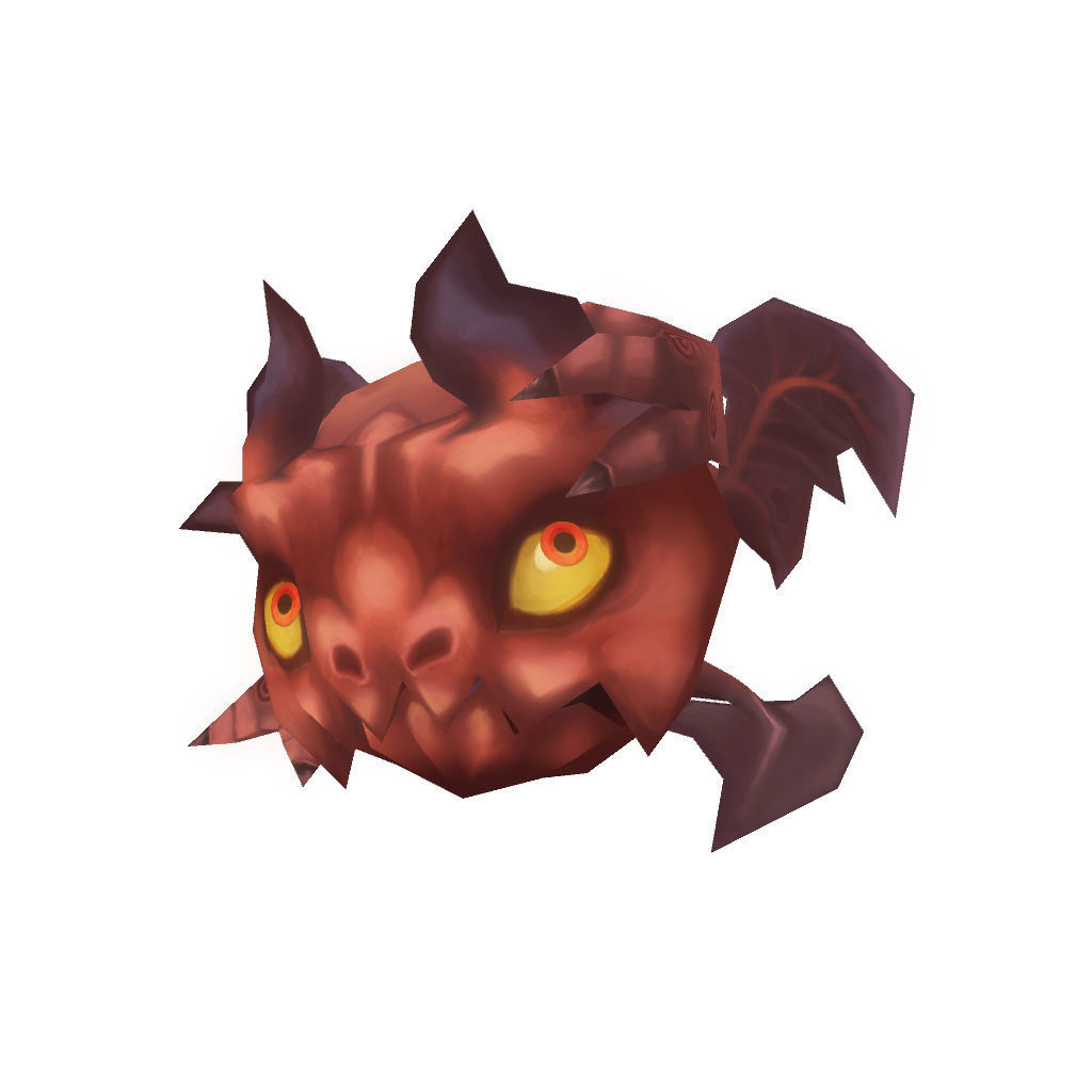 Micro Hero and Monster Set - Low Poly Hand Painted Low-poly 3D model_23