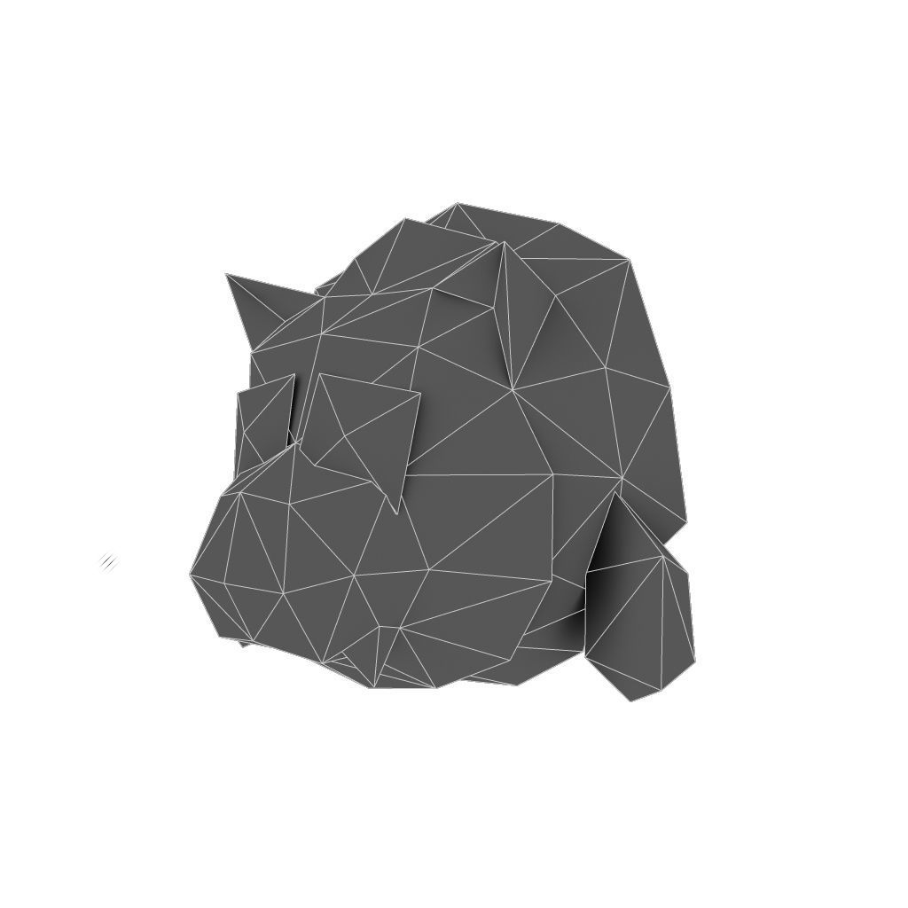 Micro Hero and Monster Set - Low Poly Hand Painted Low-poly 3D model_95