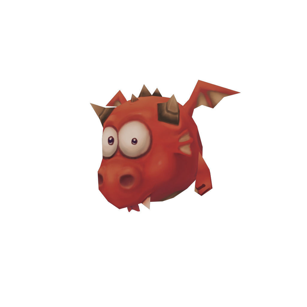 Micro Hero and Monster Set - Low Poly Hand Painted Low-poly 3D model_26