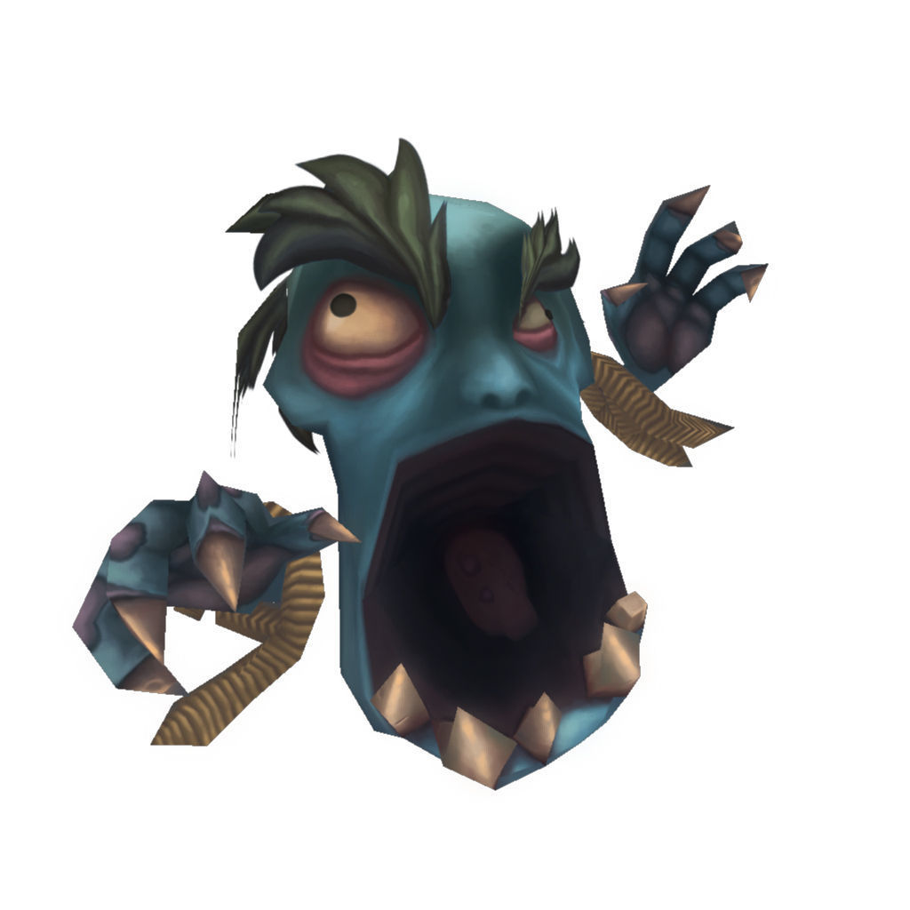 Micro Hero and Monster Set - Low Poly Hand Painted Low-poly 3D model_6