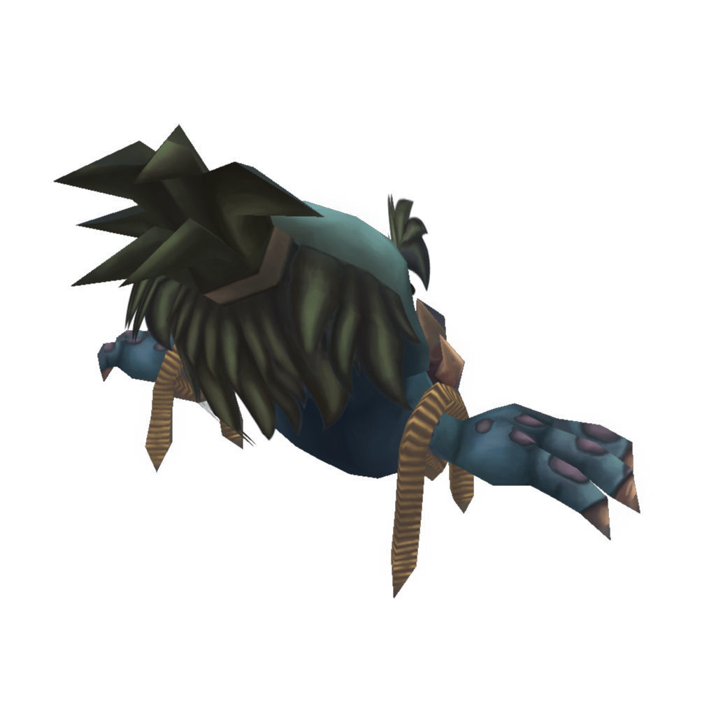 Micro Hero and Monster Set - Low Poly Hand Painted Low-poly 3D model_9