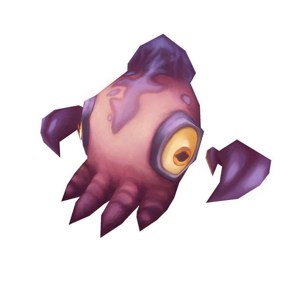 Micro Hero and Monster Set - Low Poly Hand Painted Low-poly 3D model_78