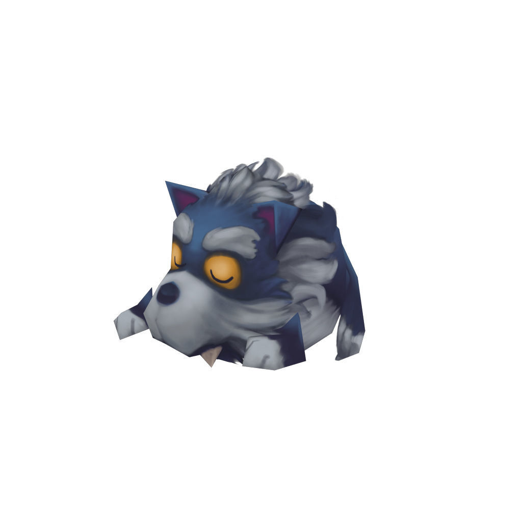 Micro Hero and Monster Set - Low Poly Hand Painted Low-poly 3D model_92