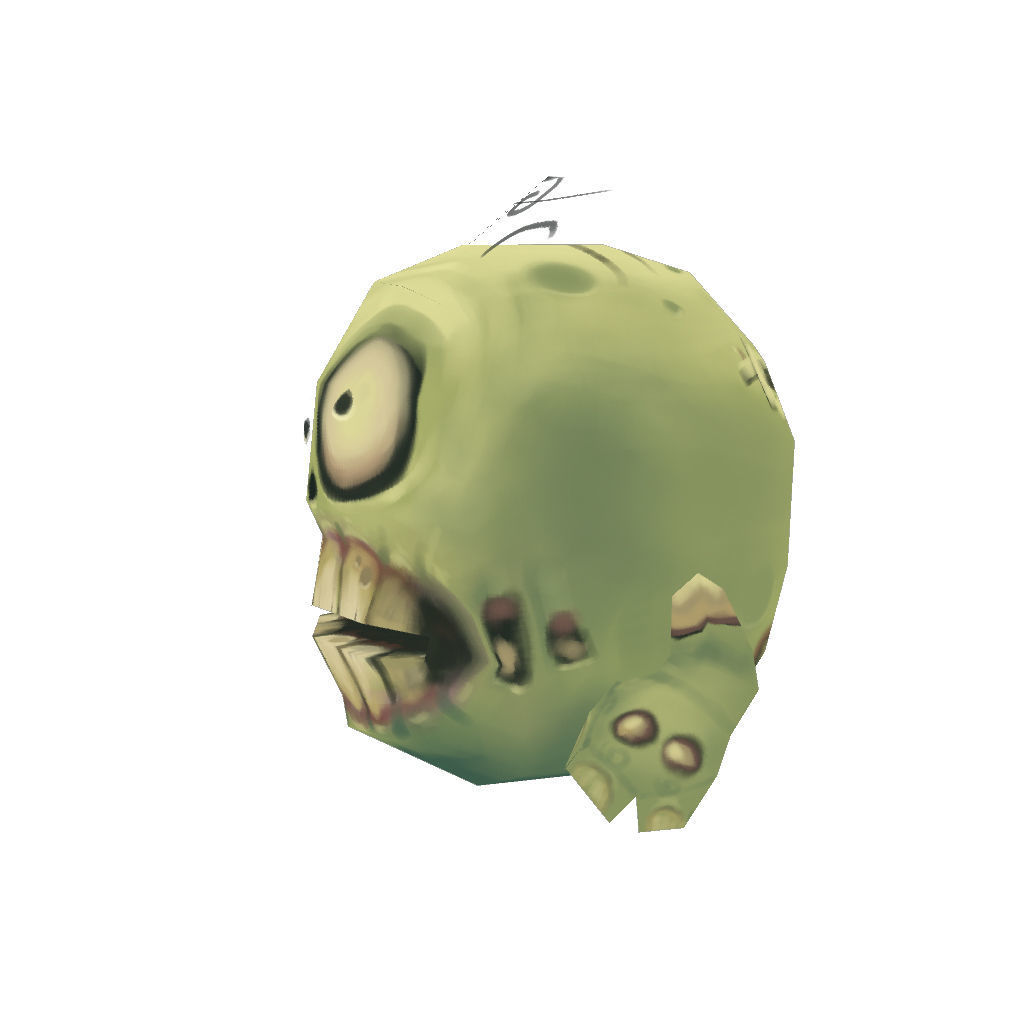 Micro Hero and Monster Set - Low Poly Hand Painted Low-poly 3D model_99