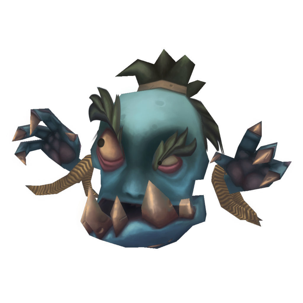 Micro Hero and Monster Set - Low Poly Hand Painted Low-poly 3D model_3