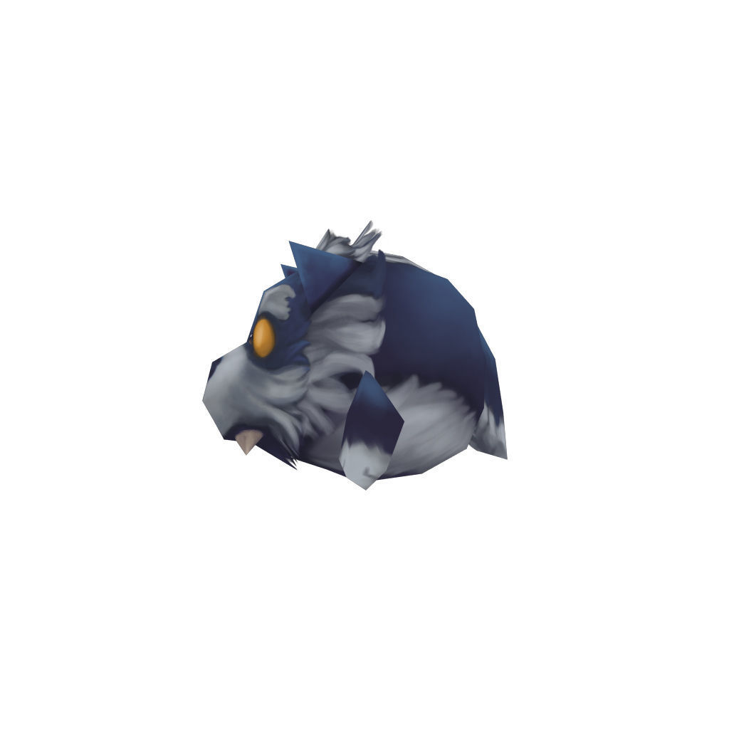 Micro Hero and Monster Set - Low Poly Hand Painted Low-poly 3D model_88