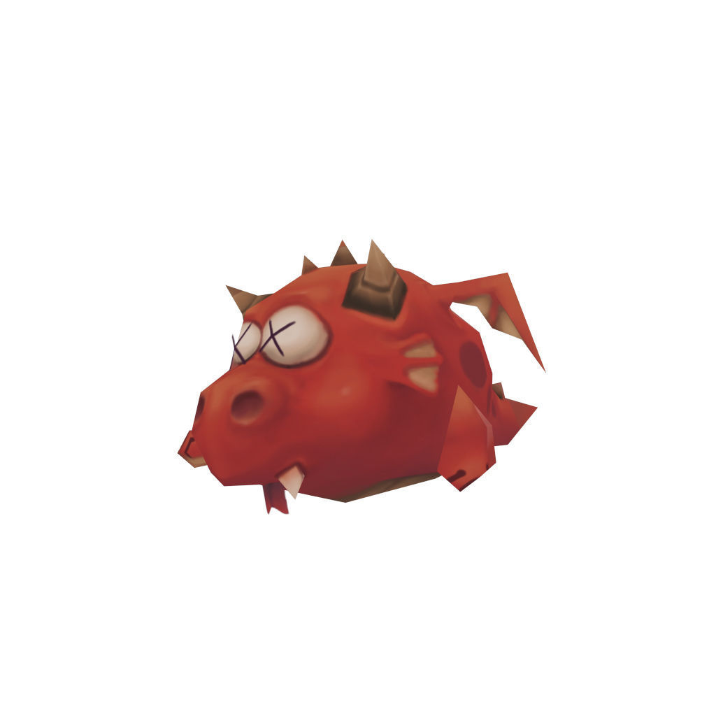 Micro Hero and Monster Set - Low Poly Hand Painted Low-poly 3D model_30