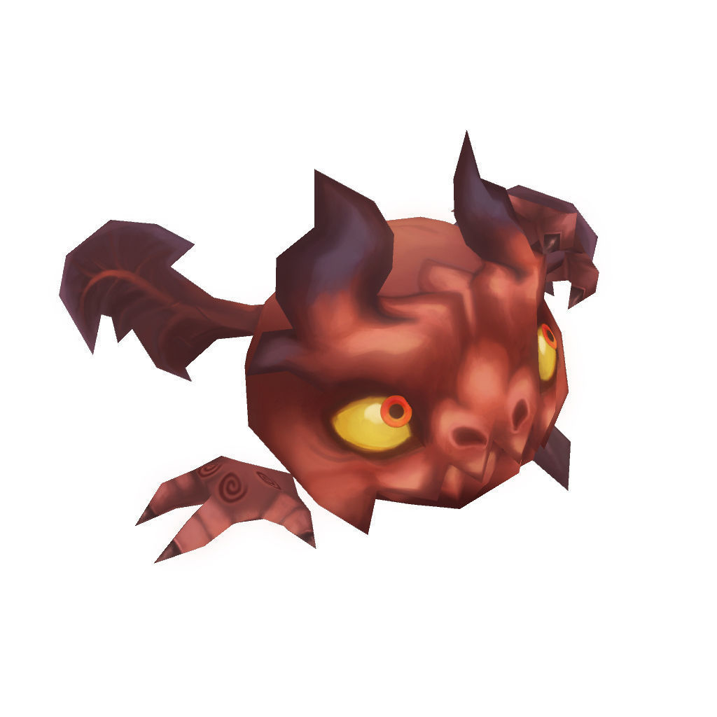 Micro Hero and Monster Set - Low Poly Hand Painted Low-poly 3D model_21