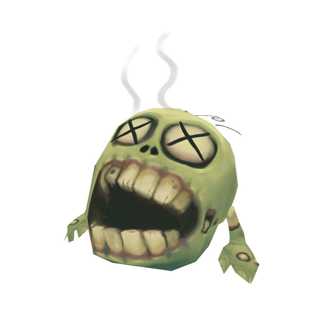 Micro Hero and Monster Set - Low Poly Hand Painted Low-poly 3D model_104