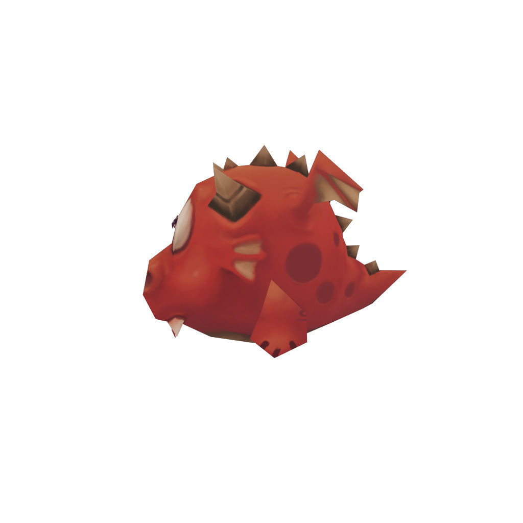 Micro Hero and Monster Set - Low Poly Hand Painted Low-poly 3D model_32