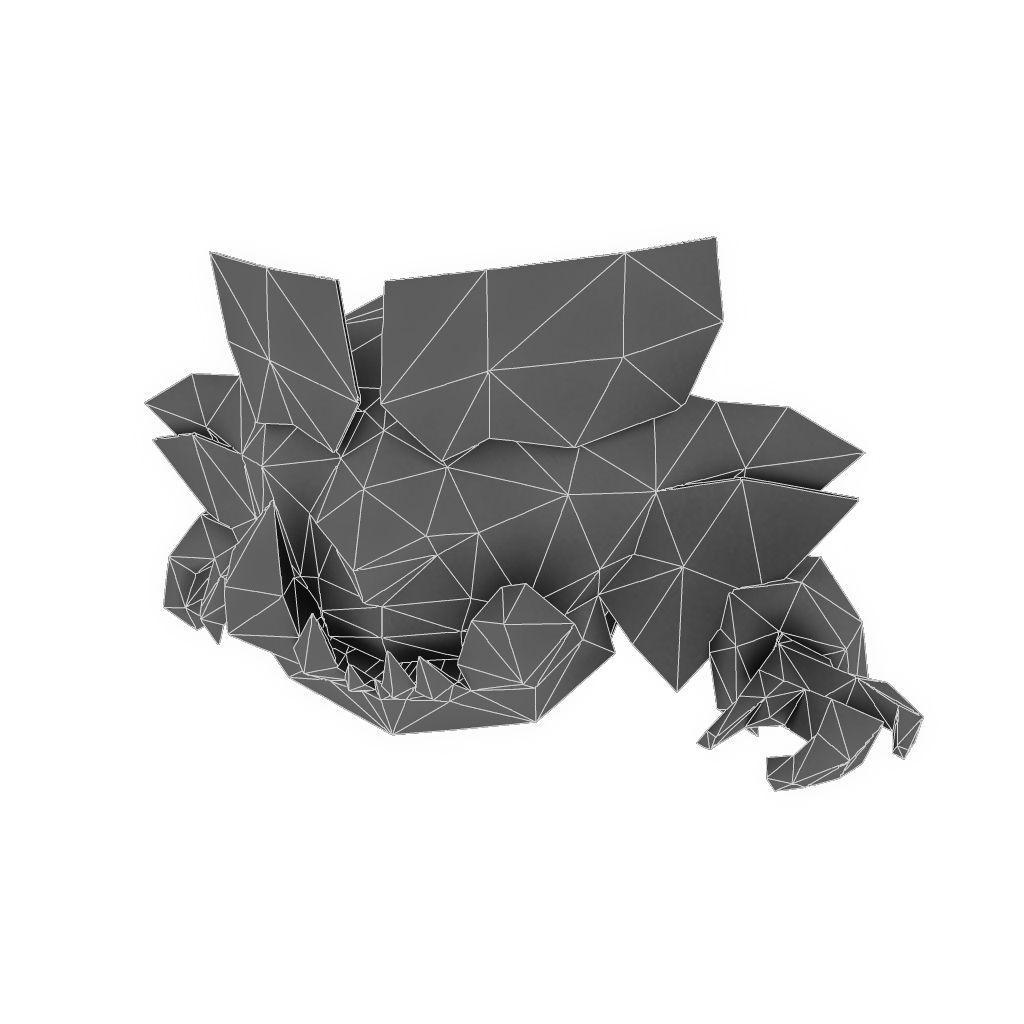 Micro Hero and Monster Set - Low Poly Hand Painted Low-poly 3D model_86