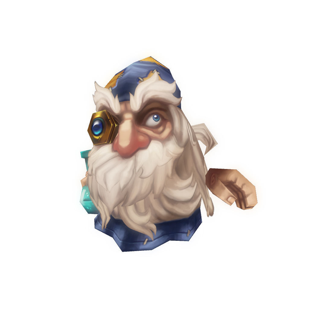 Micro Hero and Monster Set - Low Poly Hand Painted Low-poly 3D model_121