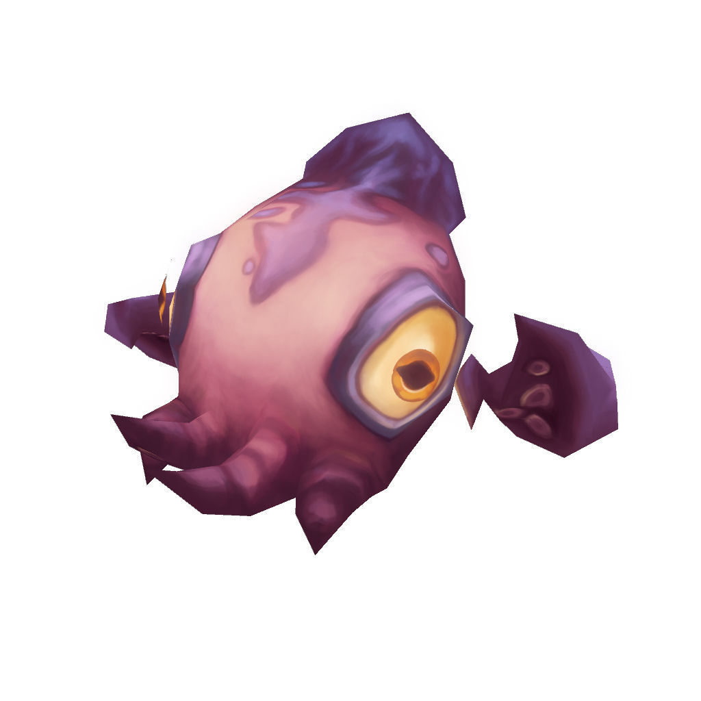 Micro Hero and Monster Set - Low Poly Hand Painted Low-poly 3D model_73