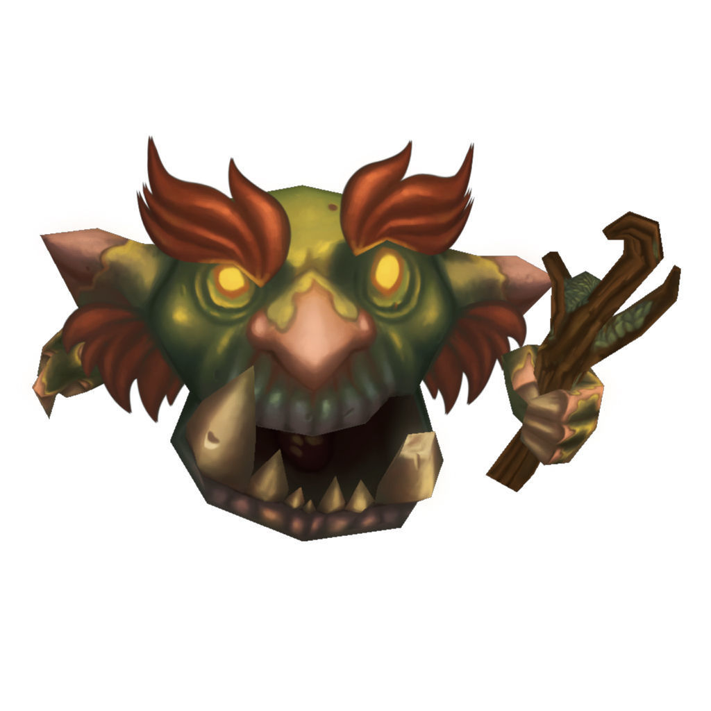 Micro Hero and Monster Set - Low Poly Hand Painted Low-poly 3D model_84